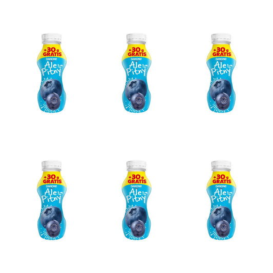 DANONE - ALE PITNY W BUTELCE JAGODA/BORÓWKA 270G+30G GRATIS