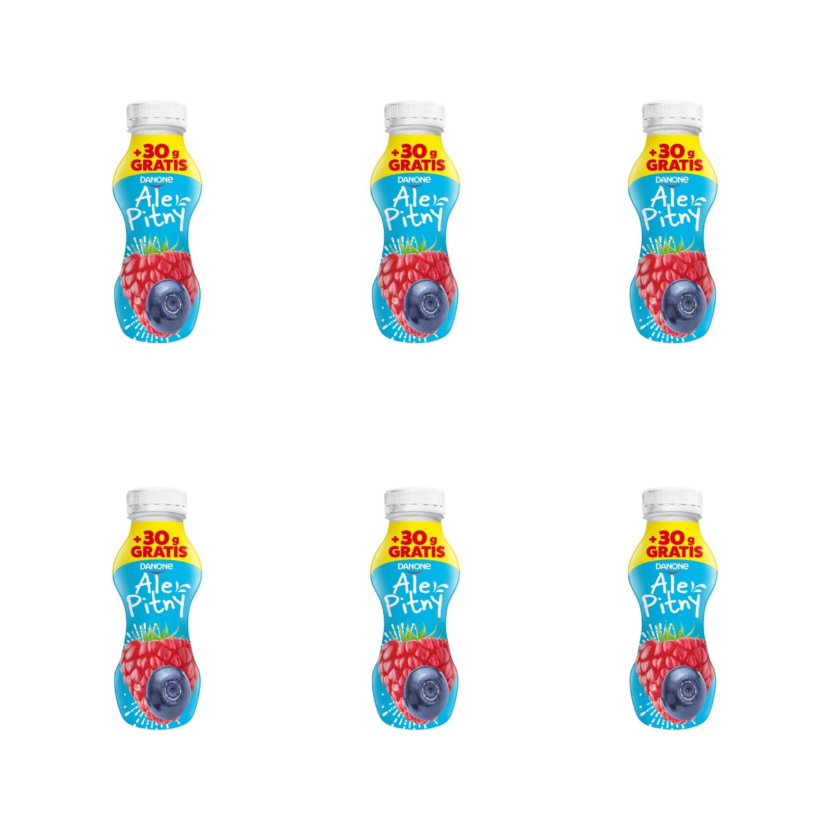 DANONE - ALE PITNY W BUTELCE OWOCE LEŚNE 270G+30G GRATIS