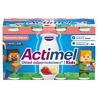 DANONE - JOGURT ACTIMEL TRUSKAWKA/BANAN 8X100G