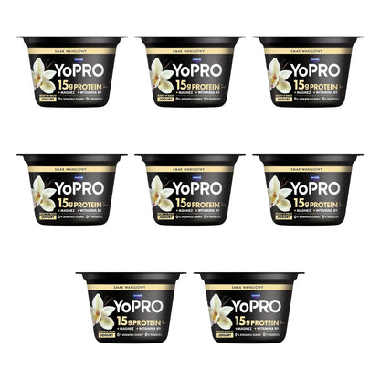DANONE - YOPRO JOGURT WANILIA 160G Z MAGNEZEM I WIT B9
