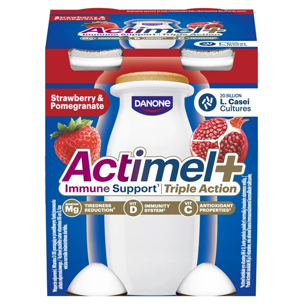DANONE - ACTIMEL TRUSKAWKA/GRANAT TRIPLE ACTION 4X100G