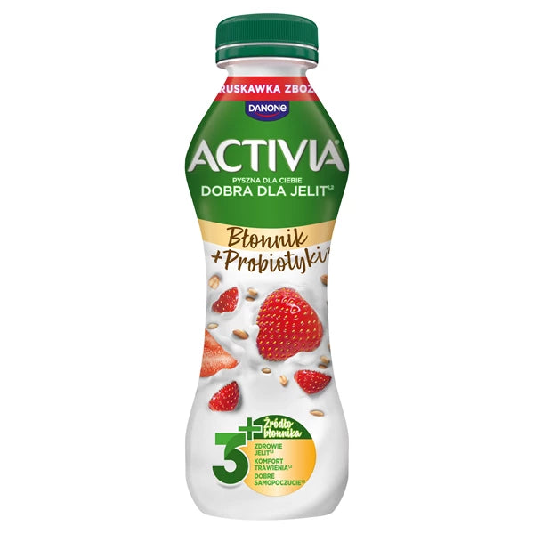 DANONE - ACTIVIA DRINK TRUSKAWKA/ZBOŻA  270G