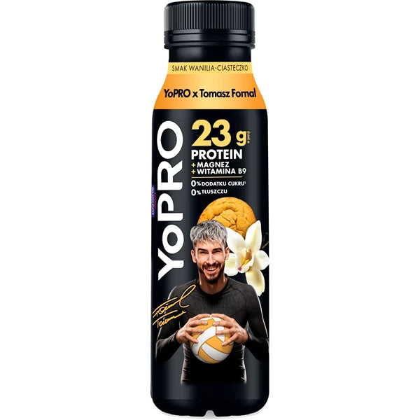 DANONE - YOPRO JOGURT PITNY WANILIA Z MAGNEZEM I WIT B9 270G