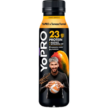 DANONE - YOPRO JOGURT PITNY MANGO Z MAGNEZEM I WIT B9 270G
