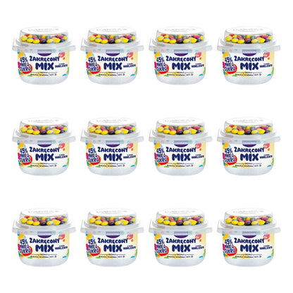 DANONE - JOGURT ZAKRĘCONY MIX 125G WANILIA+CUKIERKI CZEKOLAD