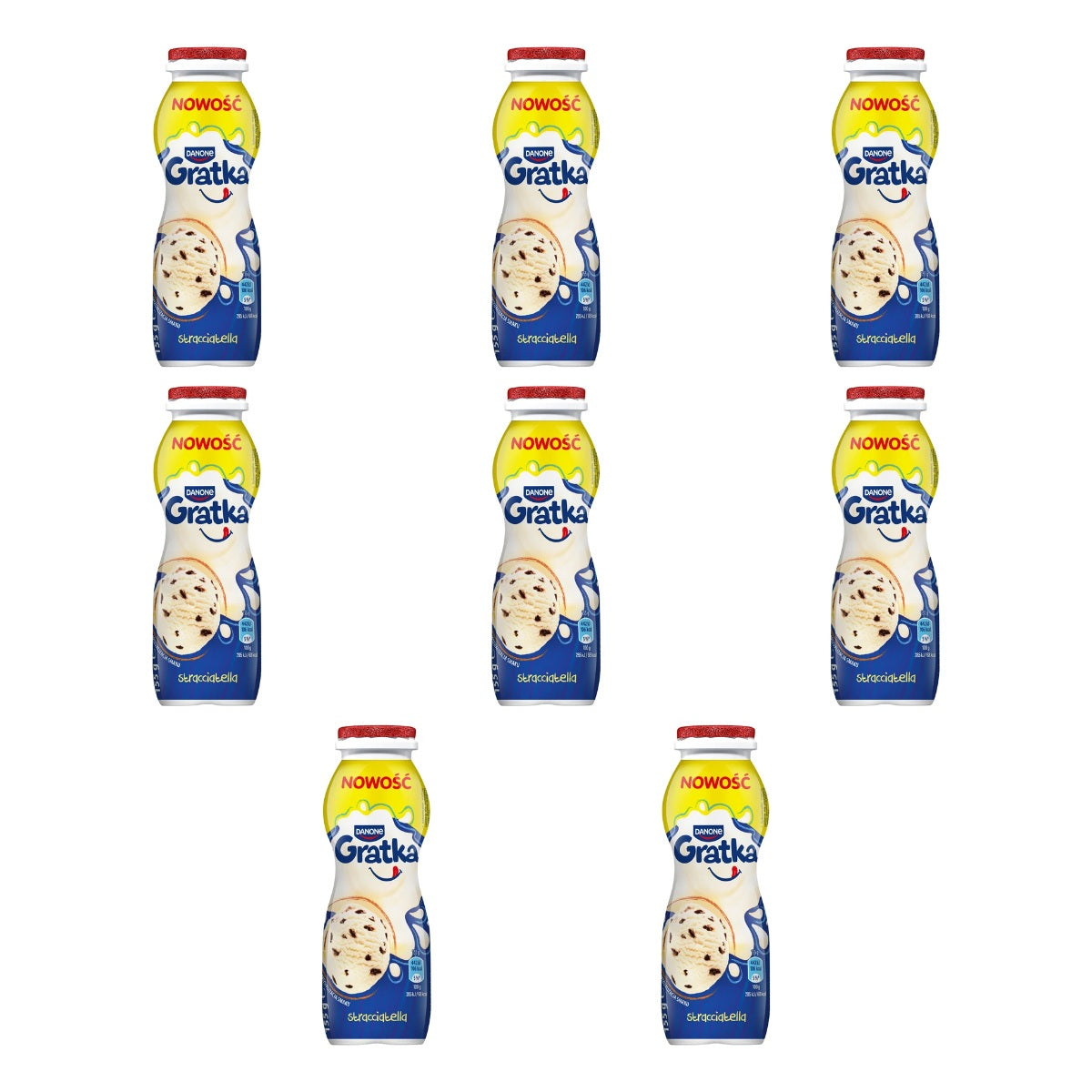 DAMONE - GRATKA JOGURT DRINK STRACIATELLA 155G