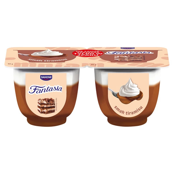 DANONE - FANTASIA PUDDING TIRAMISIU 2X90G