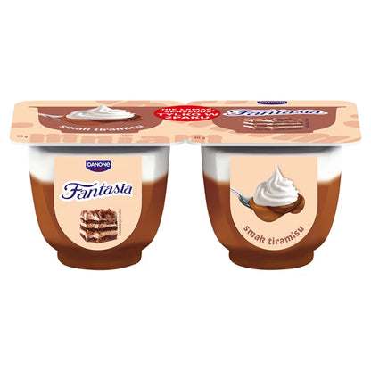 DANONE - FANTASIA PUDDING TIRAMISIU 2X90G
