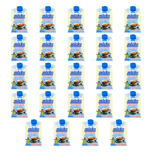 GOSTYŃ - MLEKO NIESŁODZONE LIGHT 200G