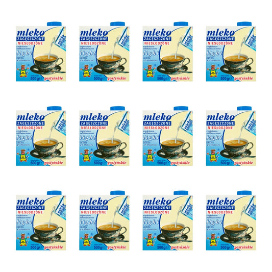 GOSTYŃ - MLEKO NIESŁODZONE LIGHT 500G