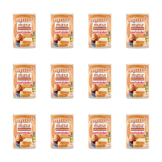 GOSTYŃ - MLEKO SŁODZONE GOTOWANE KAJMAK 510G (GOTOWA MASA)
