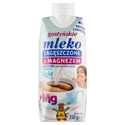 GOSTYŃ - MLEKO LIGHT Z MAGNEZEM 350G