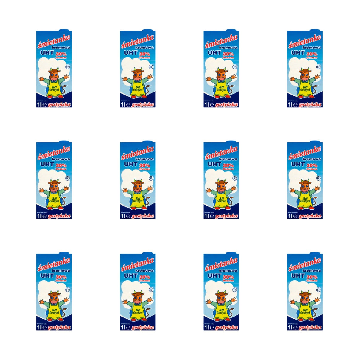 GOSTYŃ - ŚMIETANA 30% 1L