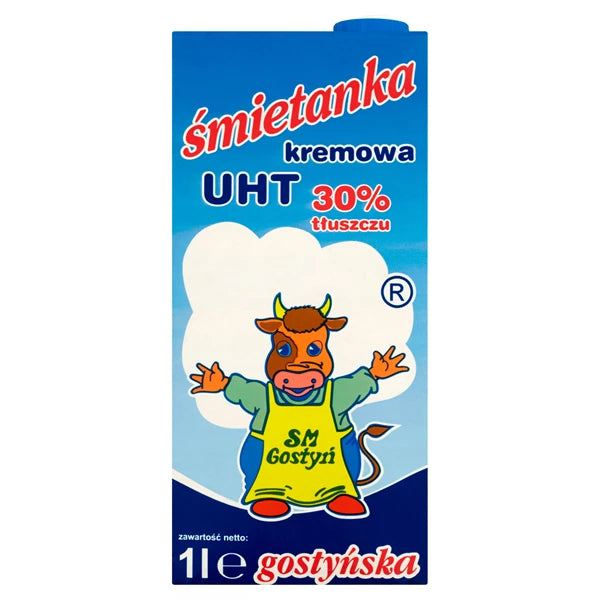 GOSTYŃ - ŚMIETANA 30% 1L