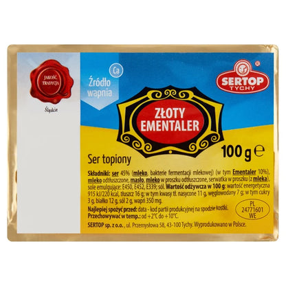 SERTOP - SEREK ZŁOTY EMMENTALER 100G TOPIONY