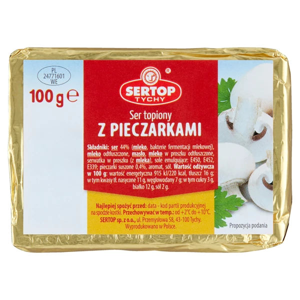 SERTOP - SEREK PIECZARKA TOPIONY 100G