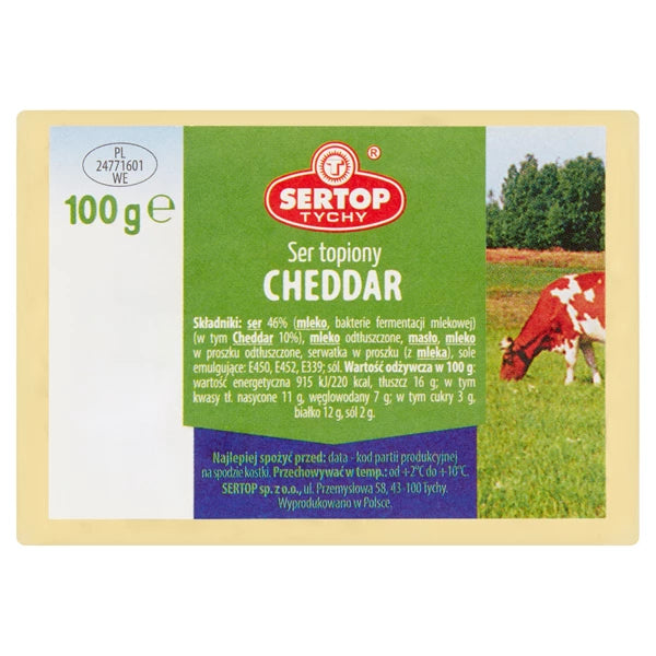 SERTOP - SEREK CHEDDAR TOPIONY  100G