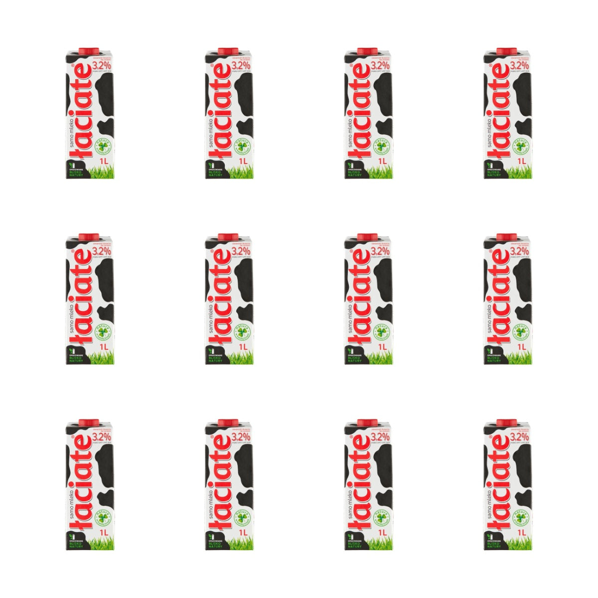 MLEKPOL - ŁACIATE MLEKO 3,2% 1L UHT