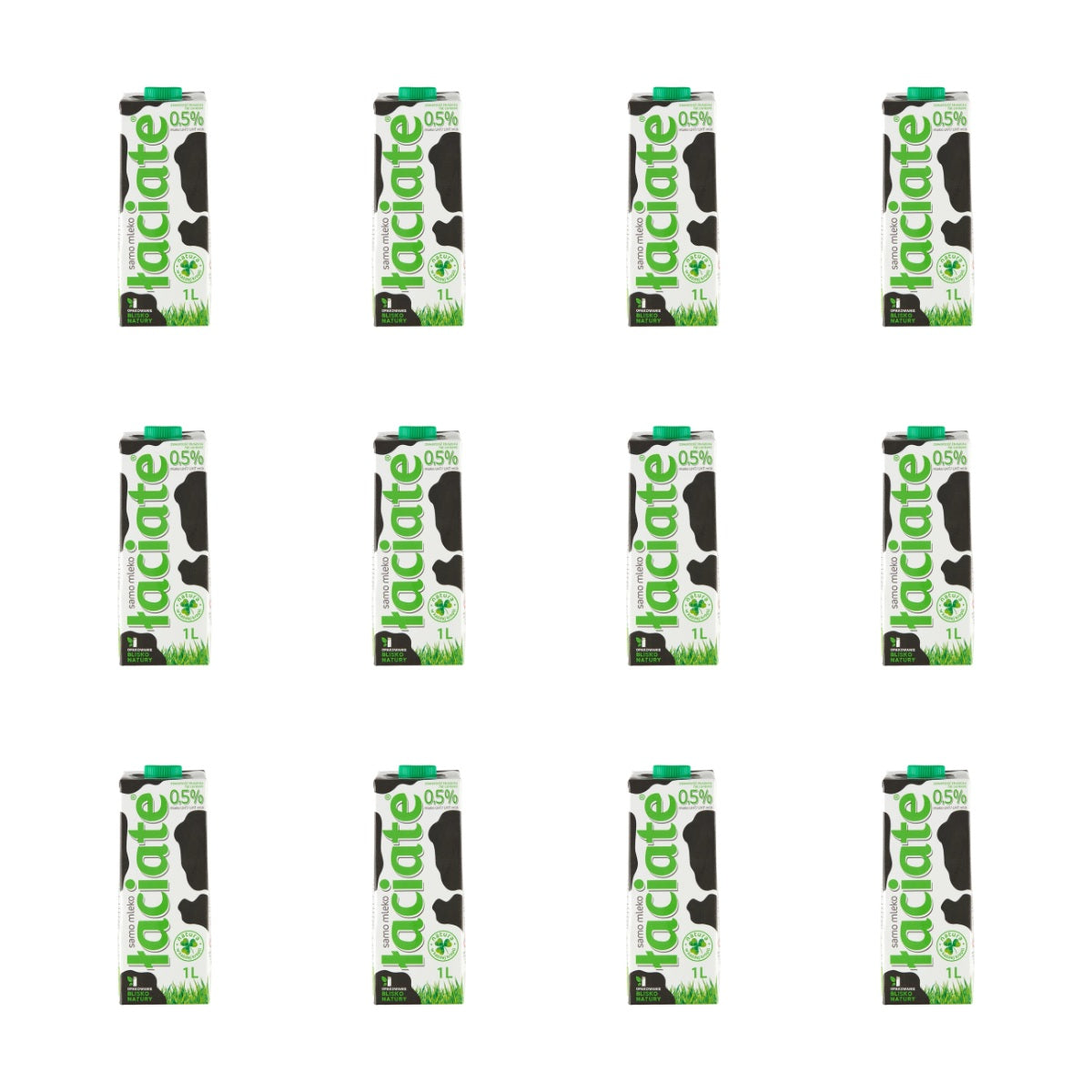 MLEKPOL - ŁACIATE MLEKO 0,5% UHT 1L