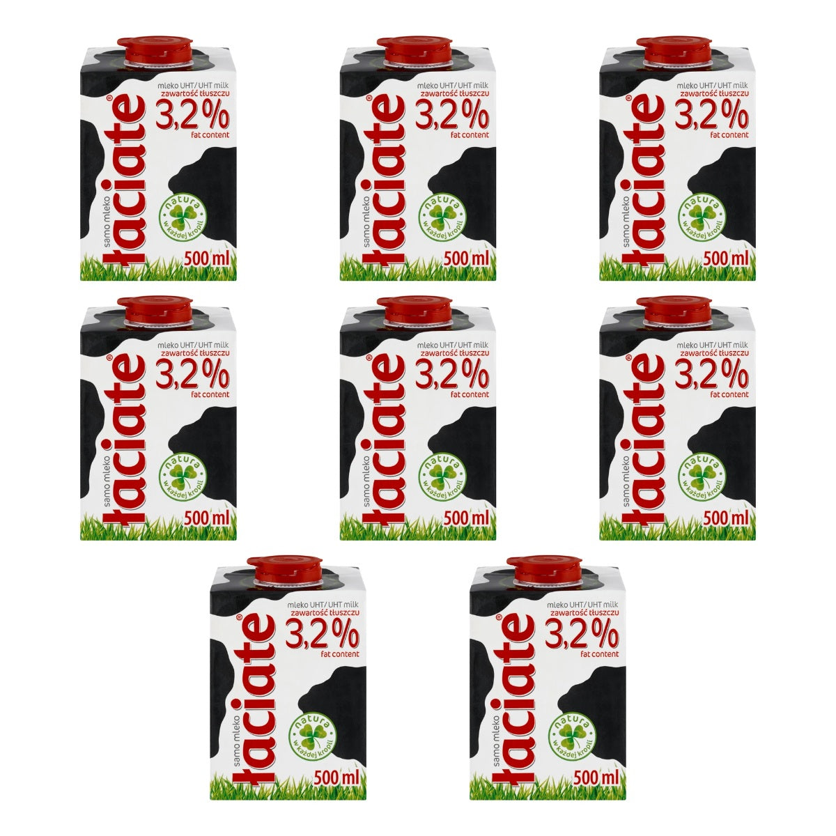 MLEKPOL - ŁACIATE MLEKO 3,2% UHT 500ML