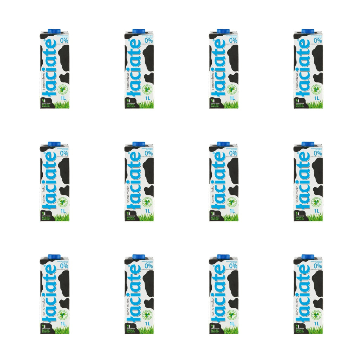 MLEKPOL - ŁACIATE MLEKO 0% UHT 1L