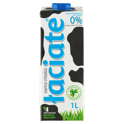 MLEKPOL - ŁACIATE MLEKO 0% UHT 1L