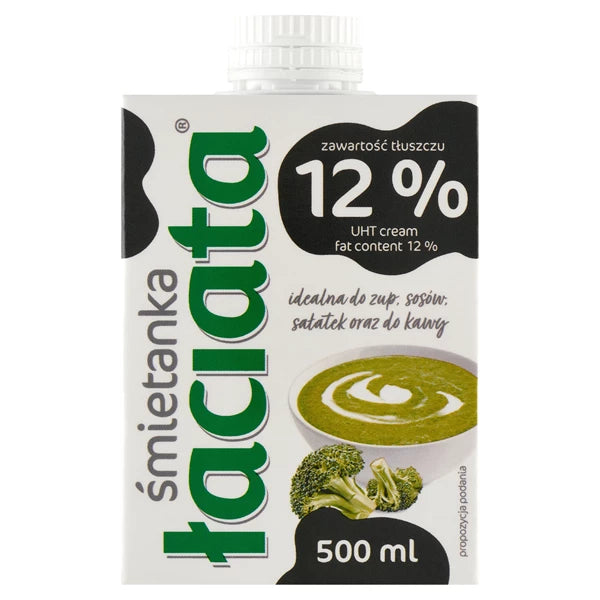 MLEKPOL - ŁACIATA ŚMIETANA 12% 500ML