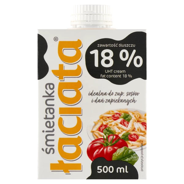 MLEKPOL - ŁACIATA ŚMIETANA 18% 500ML