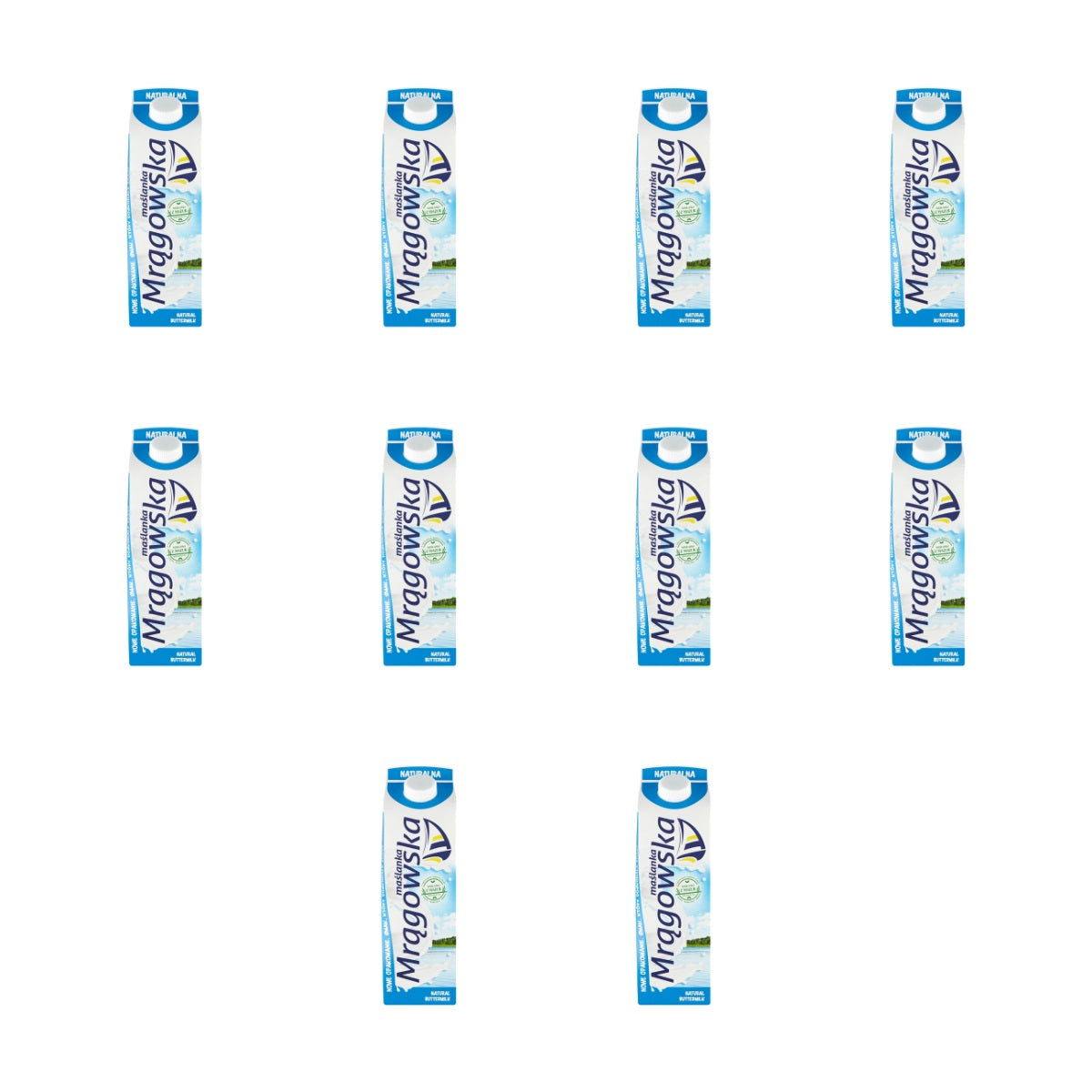 MLEKPOL - MRĄGOWSKA MAŚLANKA NATURALNA 1L