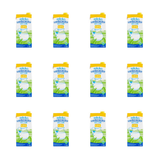 MLEKPOL - ZAMBROWSKIE MLEKO 1,5% UHT 1L