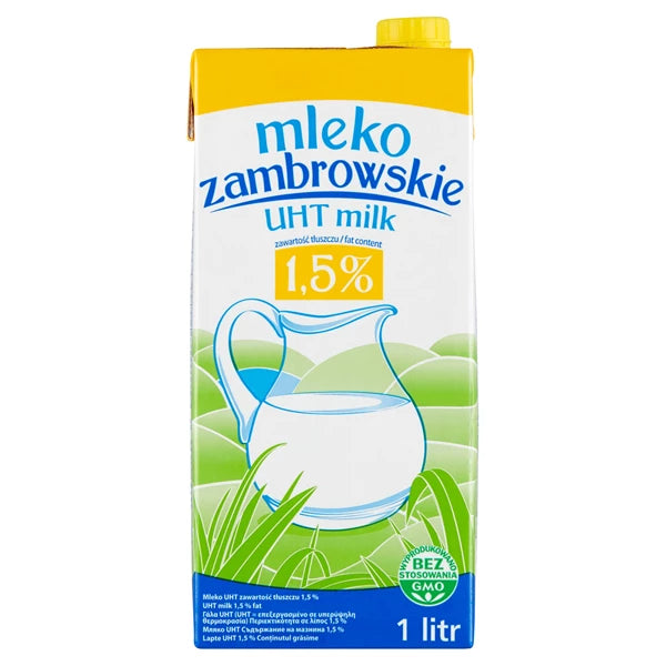 MLEKPOL - ZAMBROWSKIE MLEKO 1,5% UHT 1L