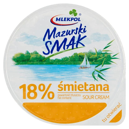 MLEKPOL - MAZURSKI SMAK ŚMIETANA 18% 200ML
