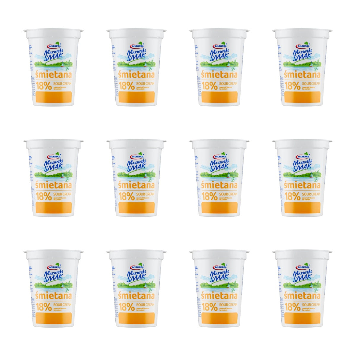 MLEKPOL - MAZURSKI SMAK ŚMIETANA 18% 400ML