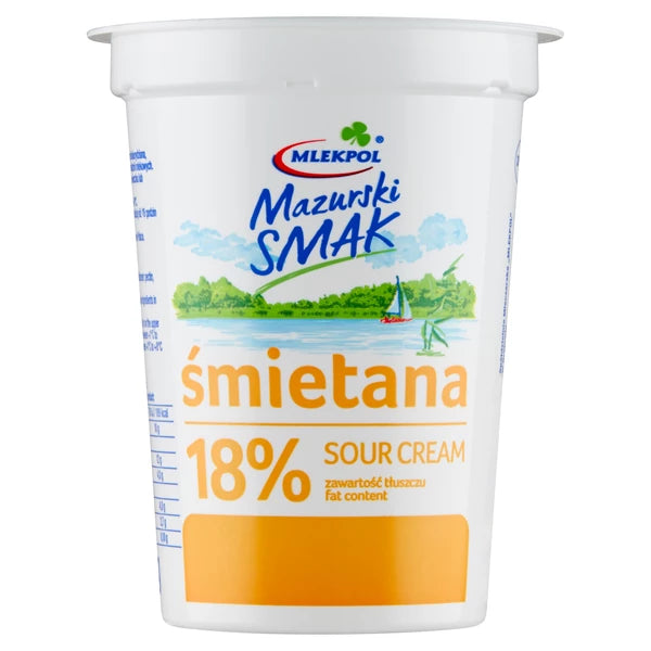 MLEKPOL - MAZURSKI SMAK ŚMIETANA 18% 400ML