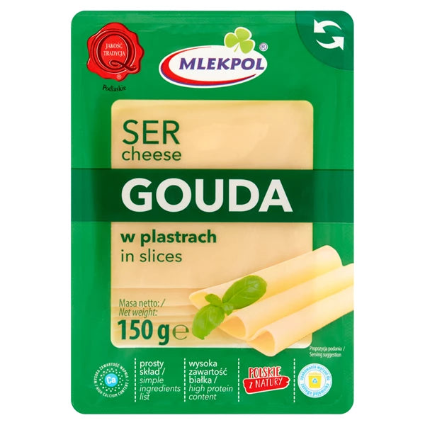 MLEKPOL - SER PLASTRY GOUDA 150G