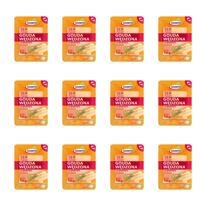 MLEKPOL - SER PLASTRY GOUDA WĘDZONA 150G