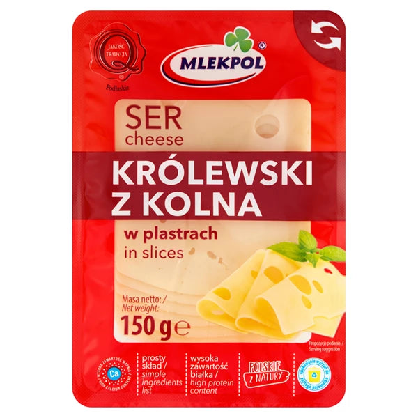 MLEKPOL - SER PLASTRY KRÓLEWSKI 150G