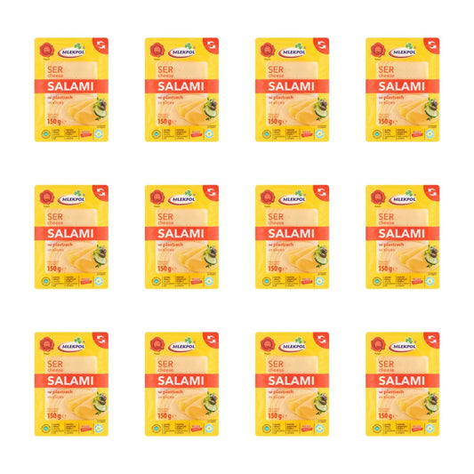 MLEKPOL - SER PLASTRY SALAMI 150G