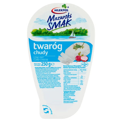 MLEKPOL - MAZURSKI SMAK TWARÓG KLINEK LEKKI 250G