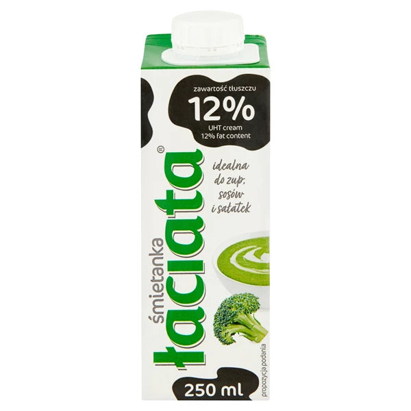 MLEKPOL - ŁACIATA ŚMIETANA 12% 250ML