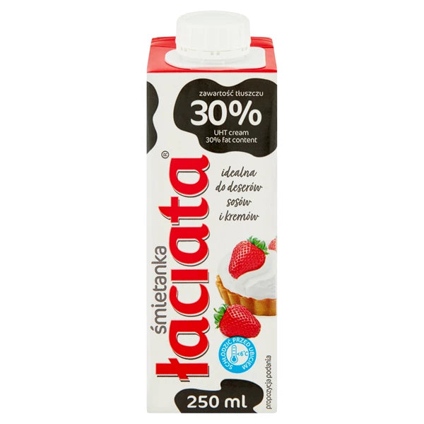 MLEKPOL - ŁACIATA ŚMIETANA 30% 250ML