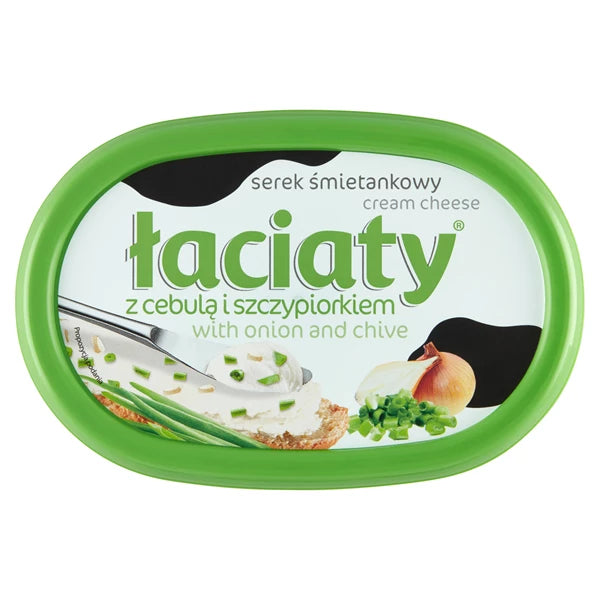 MLEKPOL - ŁACIATY ŚMIETANKOWY Z  CEBULĄ I SZCZYPIORKIEM 135G