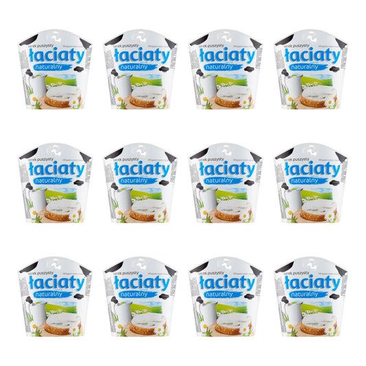 MLEKPOL - ŁACIATY SEREK PUSZYSTY NATURALNY 150G
