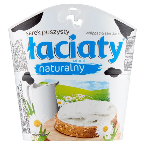 MLEKPOL - ŁACIATY SEREK PUSZYSTY NATURALNY 150G