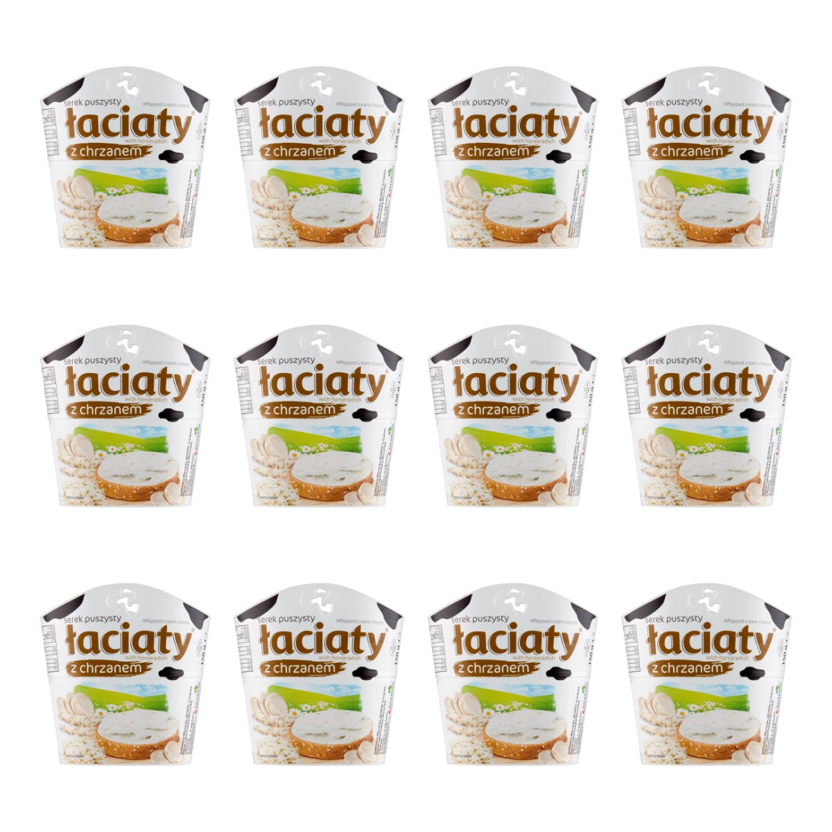 MLEKPOL - ŁACIATY SEREK PUSZYSTY CHRZAN 150G