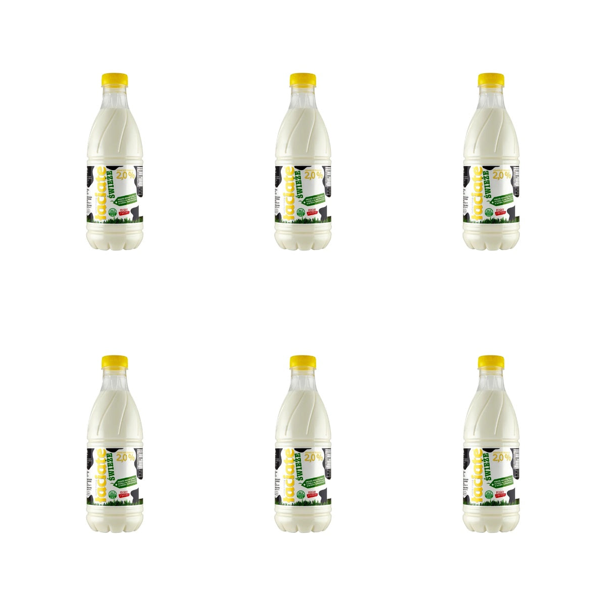 MLEKPOL - ŁACIATE MLEKO 2,0% 1L BUTELKA