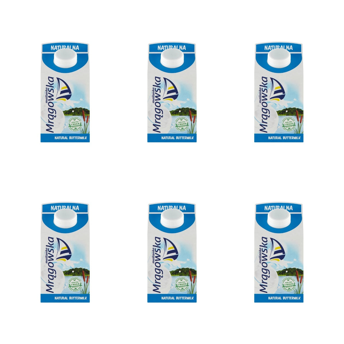 MLEKPOL - MRĄGOWSKA MAŚLANKA NATURALNA 0,5L