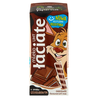 MLEKPOL - ŁACIATE MLECZKO CZEKOLADOWE UHT 200ML