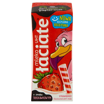 MLEKPOL - ŁACIATE MLECZKO TRUSKAWKA UHT   200ML