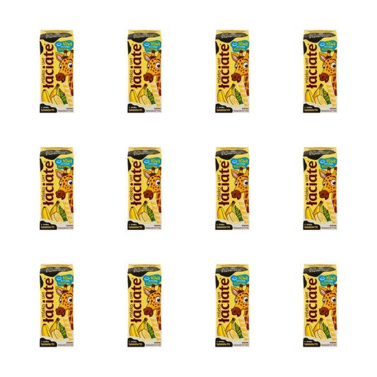 MLEKPOL - ŁACIATE MLECZKO BANANOWE UHT 200ML